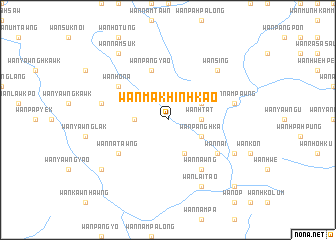 map of Wān Makhinhkao