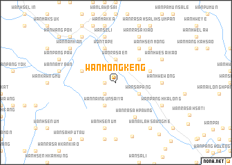 map of Wān Möngkēng