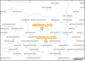 map of Wān Münlōng