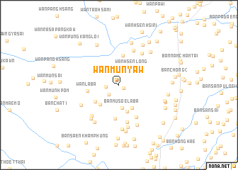 map of Wān Münyaw