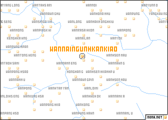 map of Wān Nai-ngunhkankiao