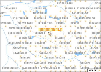 map of Wannangala