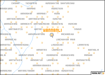 map of Wān Nanli