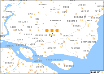 map of Wannan