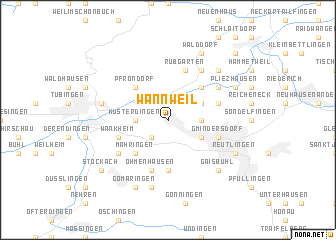 map of Wannweil