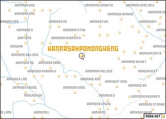 map of Wān Ra-sa-hpo-mongwēng