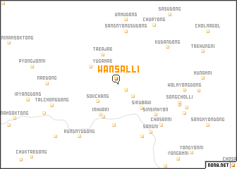 map of Wansal-li