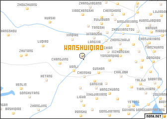 map of Wanshuiqiao