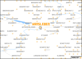 map of Wansleben