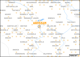 map of Wanssum