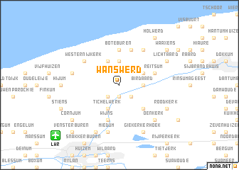 map of Wanswerd