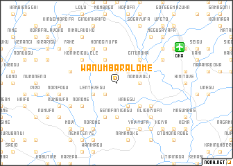 map of Wanumbaralome