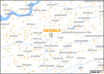 map of Wanwāla