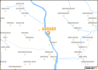map of Wān Wön