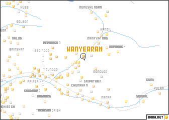 map of Wanyeāram