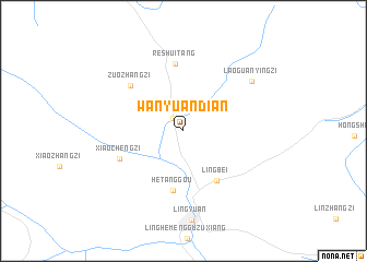 map of Wanyuandian