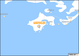 map of Wapagai