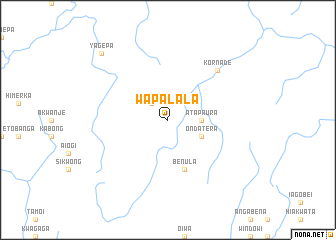 map of Wapalala