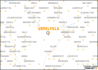 map of Wapelfeld