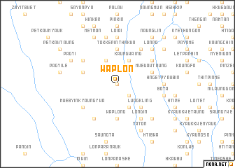 map of Waplon