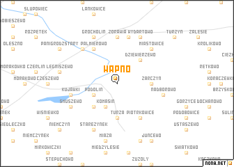 map of Wapno