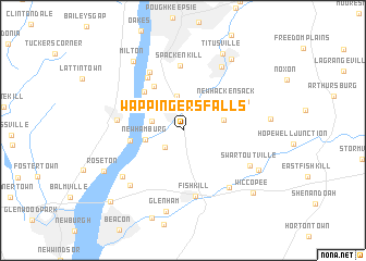 map of Wappingers Falls