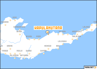 map of Wapulamutana