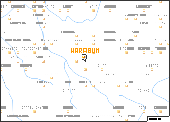 map of Warabum
