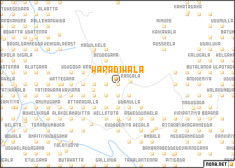 map of Waradiwala