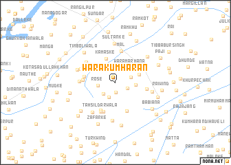 map of Wāra Kumhārān