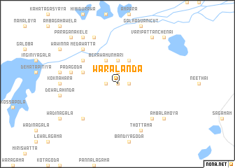 map of Waralanda