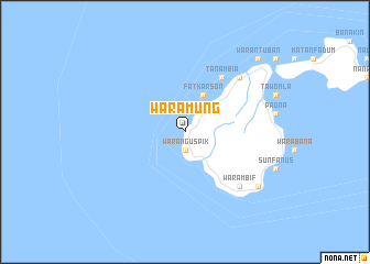 map of Waramung