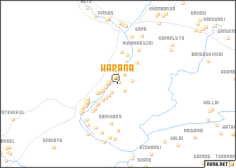map of Warana