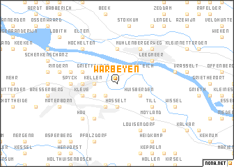 map of Warbeyen