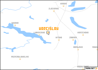 map of Warcisław