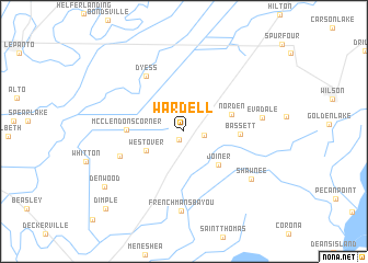 map of Wardell