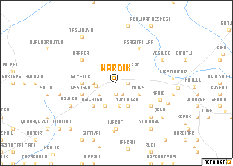 map of Wardik