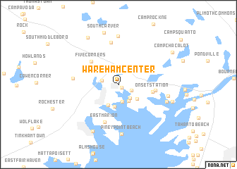 map of Wareham Center