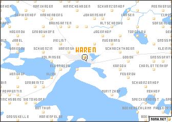 Waren (Germany) map - nona.net