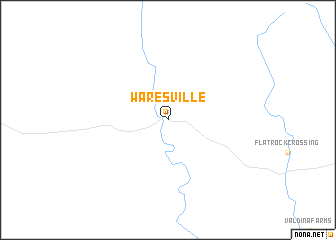 map of Waresville