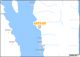 map of Warewai