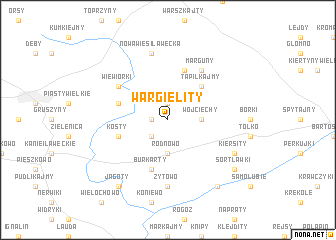 map of Wargielity