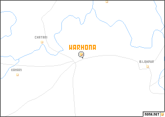 map of Wārhona