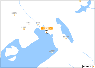 map of Warika