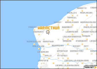 map of Warincthun