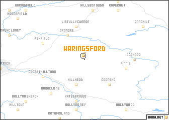 map of Waringsford