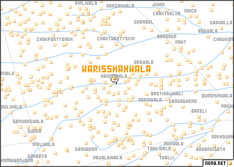 map of Wāris Shāhwāla