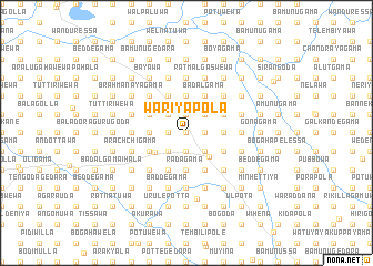 map of Wariyapola