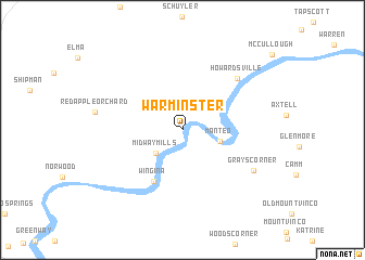 map of Warminster