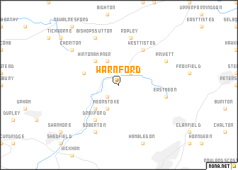 map of Warnford